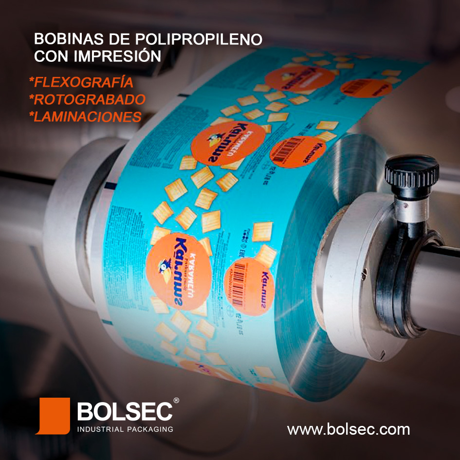 fabricante bobinas de polipropileno con impresión en México